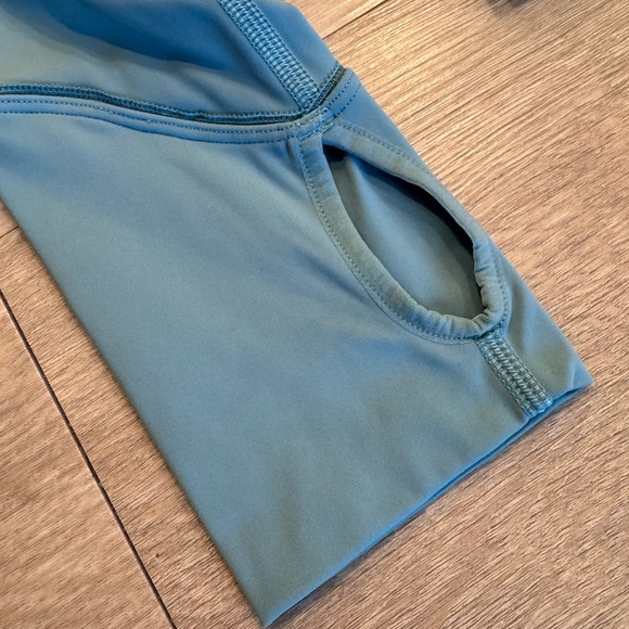 Lululemon Athletica Blue Perforated Top - Picture 2 of 6